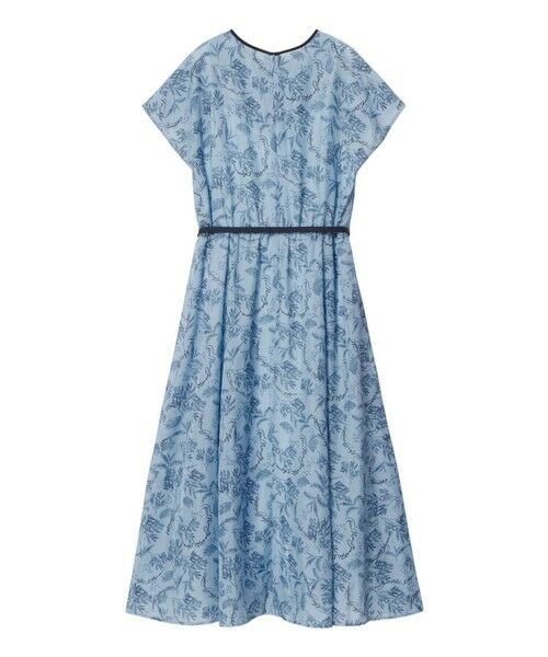 ANAYI / アナイ ロング・マキシ丈ワンピース | リーフカリグラフィープリントベルト付きワンピース | 詳細22