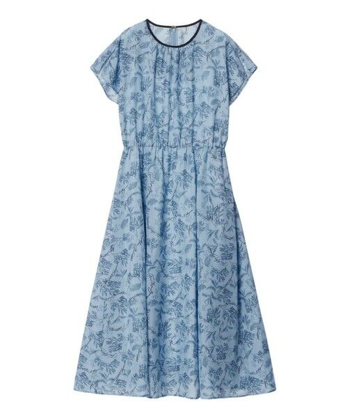 ANAYI / アナイ ロング・マキシ丈ワンピース | リーフカリグラフィープリントベルト付きワンピース | 詳細23