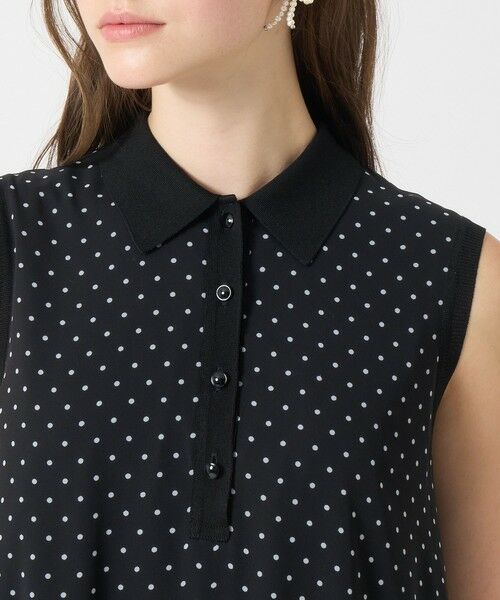 ANAYI / アナイ ミニ丈・ひざ丈ワンピース | シフォンコンビ配色カラー ワンピース | 詳細17