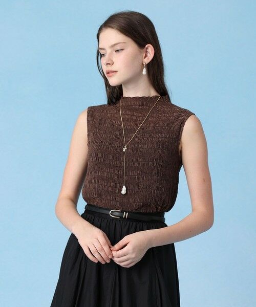 ANAYI / アナイ キャミソール・チューブトップ | リンクルシャーリングノースリーブプルオーバー | 詳細13