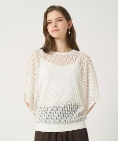 極美品 ANAYI アナイ ニット ケーブルニット モヘア ホワイト セーター セール】 ANAYI / アナイ ニット・セーター（条件：ホワイト系