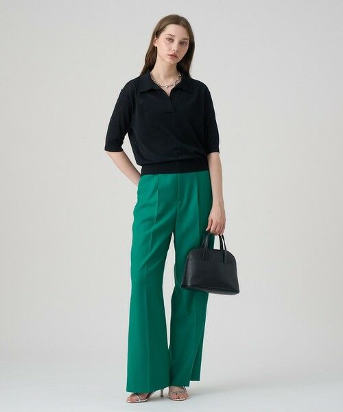 ANAYI / アナイ ニット・セーター | コットンアセテートスキッパー衿プルオーバー | 詳細17