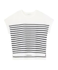 ANAYI / アナイ ニット・セーター | クルーネックフレンチスリーブプルオーバー