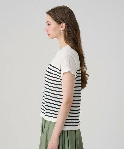 ANAYI / アナイ ニット・セーター | クルーネックフレンチスリーブプルオーバー | 詳細14