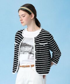 ANAYI / アナイ カーディガン・ボレロ | ペーパーシャギーポケットカーディガン