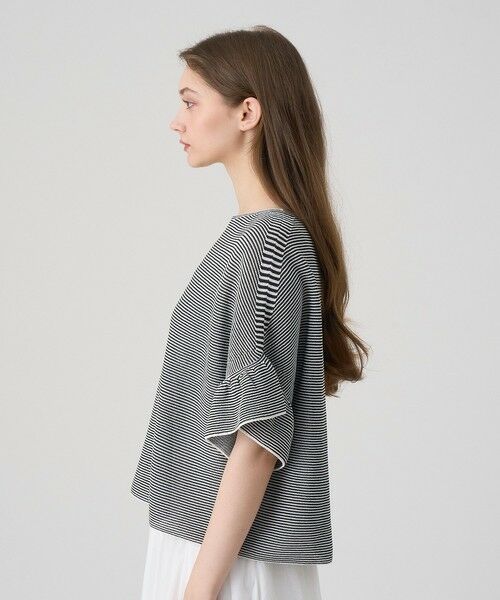 ANAYI / アナイ ニット・セーター | 和紙ガーターフリル袖プルオーバー | 詳細8