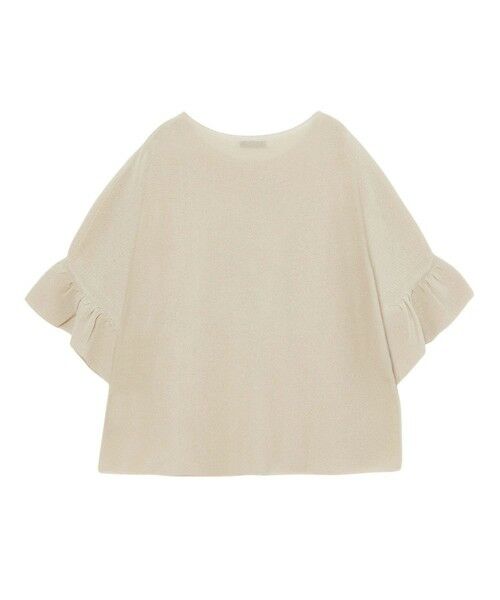 ANAYI / アナイ ニット・セーター | 和紙ガーターフリル袖プルオーバー | 詳細21