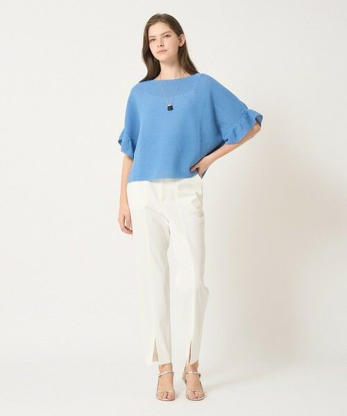 ANAYI / アナイ ニット・セーター | 和紙ガーターフリル袖プルオーバー | 詳細25