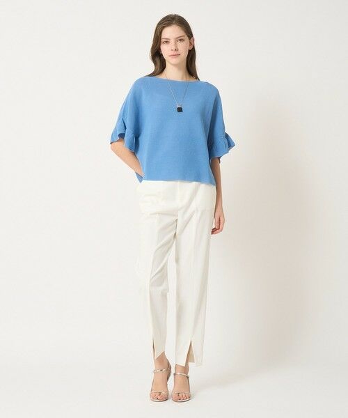 ANAYI / アナイ ニット・セーター | 和紙ガーターフリル袖プルオーバー | 詳細24