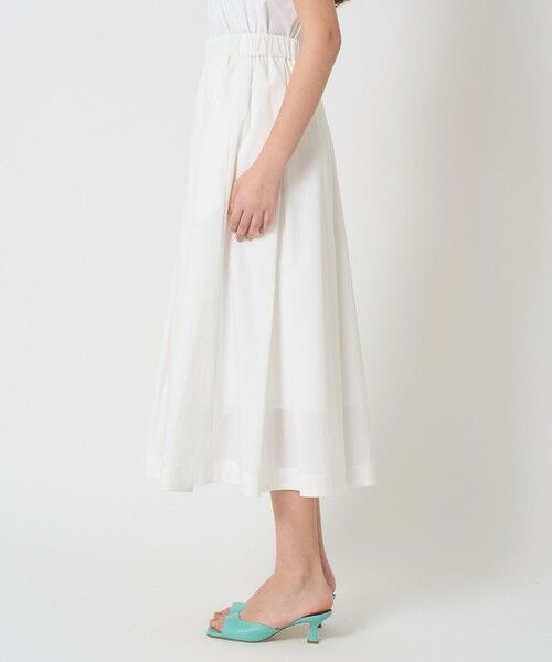 ANAYI / アナイ ミニ・ひざ丈スカート | 【セットアップ対応商品】ストレッチナイロンタックフレア スカート | 詳細2