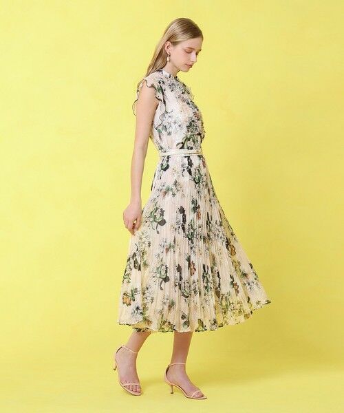 ANAYI / アナイ ロング・マキシ丈スカート | bouquet プリント プリーツスカート | 詳細4