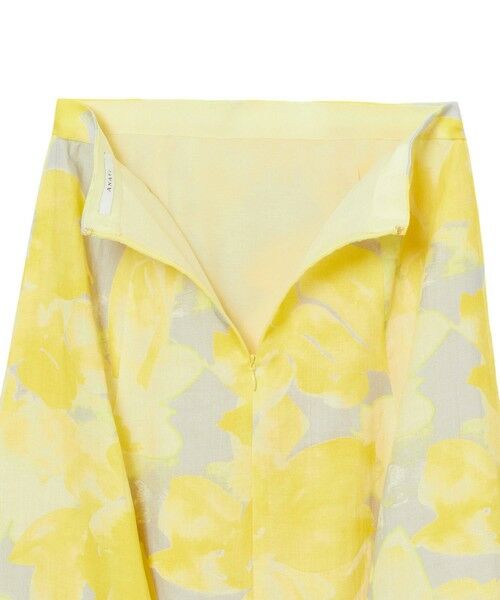 ANAYI / アナイ ロング・マキシ丈スカート | transparent プリント リネンスカート | 詳細13