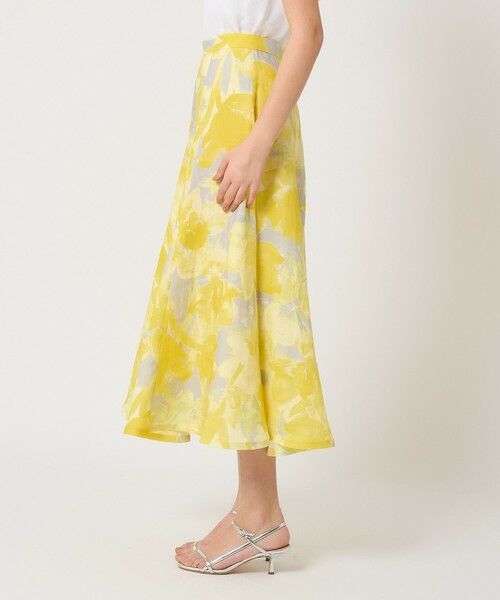 ANAYI / アナイ ロング・マキシ丈スカート | transparent プリント リネンスカート | 詳細2