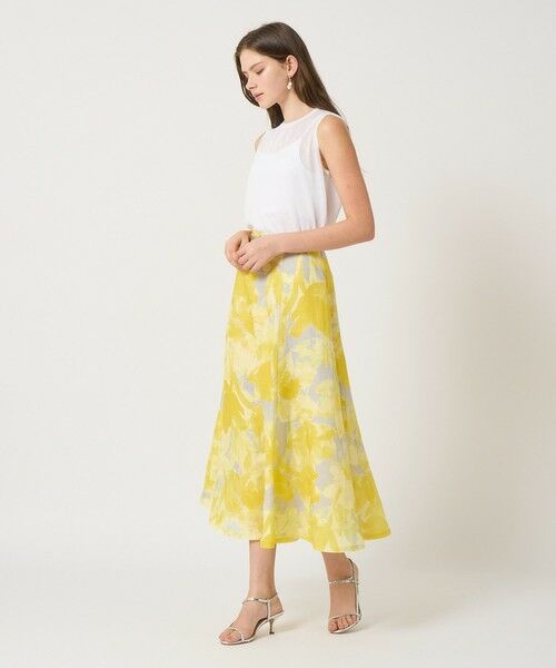 ANAYI / アナイ ロング・マキシ丈スカート | transparent プリント リネンスカート | 詳細6