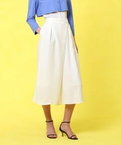 ANAYI / アナイ ショート・ハーフ・半端丈パンツ | ドライスラブアシメラップパンツ