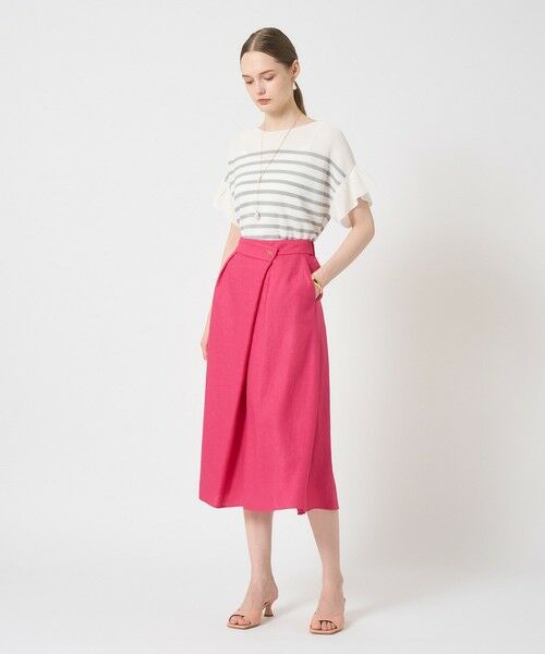 ANAYI / アナイ ショート・ハーフ・半端丈パンツ | ドライスラブアシメラップパンツ | 詳細14