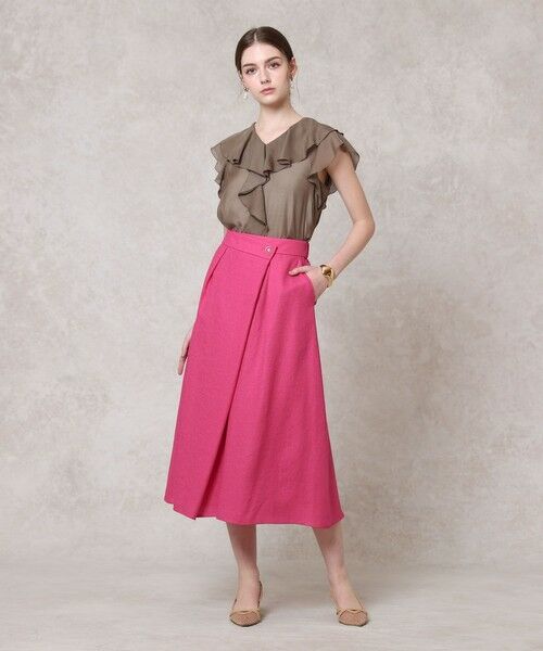 ANAYI / アナイ ショート・ハーフ・半端丈パンツ | ドライスラブアシメラップパンツ | 詳細16