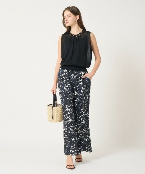 ANAYI / アナイ その他パンツ | 【セットアップ対応商品】shade of night プリント イージーパンツ | 詳細10