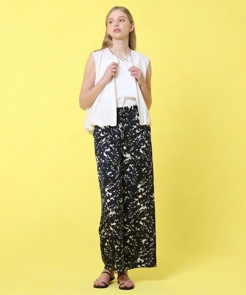ANAYI / アナイ その他パンツ | 【セットアップ対応商品】shade of night プリント イージーパンツ | 詳細6