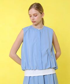 ANAYI / アナイ シャツ・ブラウス | 【セットアップ対応商品】ストレッチナイロンバルーンジレ ブラウス