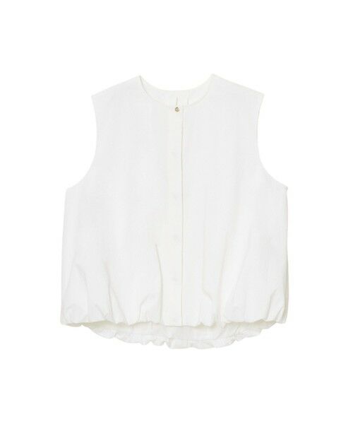 ANAYI / アナイ シャツ・ブラウス | 【セットアップ対応商品】ストレッチナイロンバルーンジレ ブラウス | 詳細9