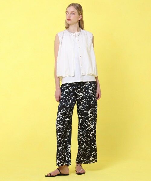 ANAYI / アナイ シャツ・ブラウス | 【セットアップ対応商品】ストレッチナイロンバルーンジレ ブラウス | 詳細6