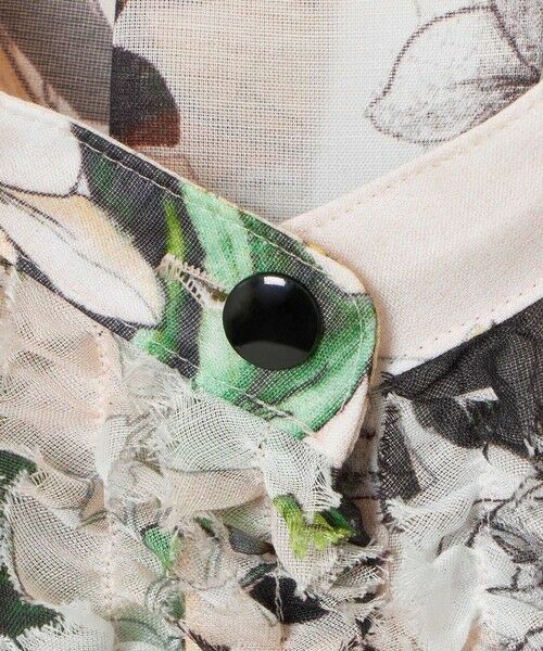 ANAYI / アナイ シャツ・ブラウス | bouquet プリント ミニフリルブラウス | 詳細6