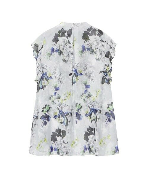 ANAYI / アナイ シャツ・ブラウス | bouquet プリント ミニフリルブラウス | 詳細16