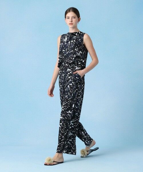 ANAYI / アナイ シャツ・ブラウス | 【セットアップ対応商品】shade of night プリント ドレープ ブラウス | 詳細10