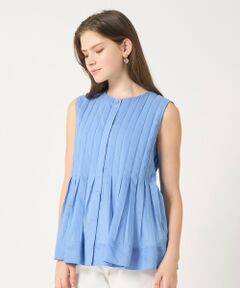 ANAYI / アナイ シャツ・ブラウス | ボイルプリーツペプラム ブラウス