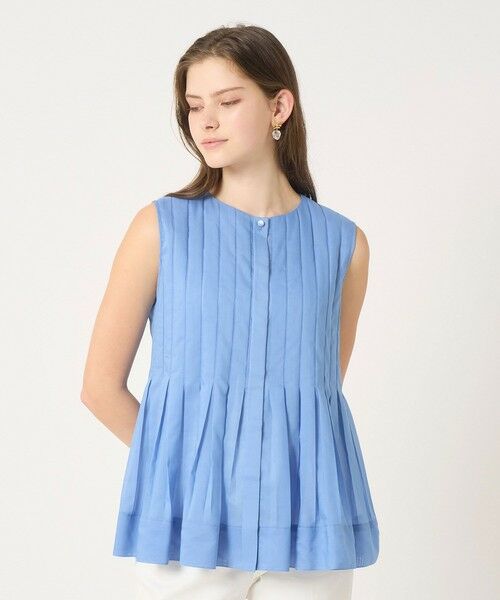 ANAYI / アナイ シャツ・ブラウス | ボイルプリーツペプラム ブラウス | 詳細11