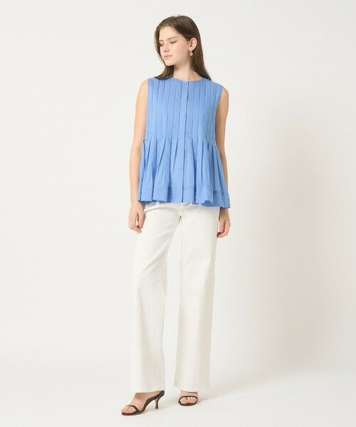ANAYI / アナイ シャツ・ブラウス | ボイルプリーツペプラム ブラウス | 詳細12