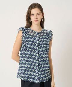 ANAYI / アナイ シャツ・ブラウス | reminiscence プリント フリルブラウス