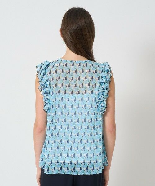 ANAYI / アナイ シャツ・ブラウス | reminiscence プリント フリルブラウス | 詳細3