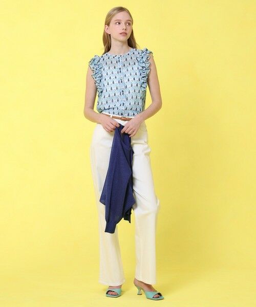 ANAYI / アナイ シャツ・ブラウス | reminiscence プリント フリルブラウス | 詳細7