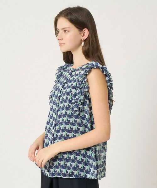 ANAYI / アナイ シャツ・ブラウス | reminiscence プリント フリルブラウス | 詳細14