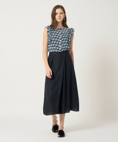 ANAYI / アナイ シャツ・ブラウス | reminiscence プリント フリルブラウス | 詳細16