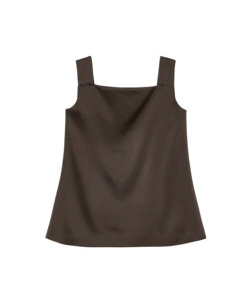 ANAYI / アナイ シャツ・ブラウス | サテンスクエアネック プルオーバー | 詳細17