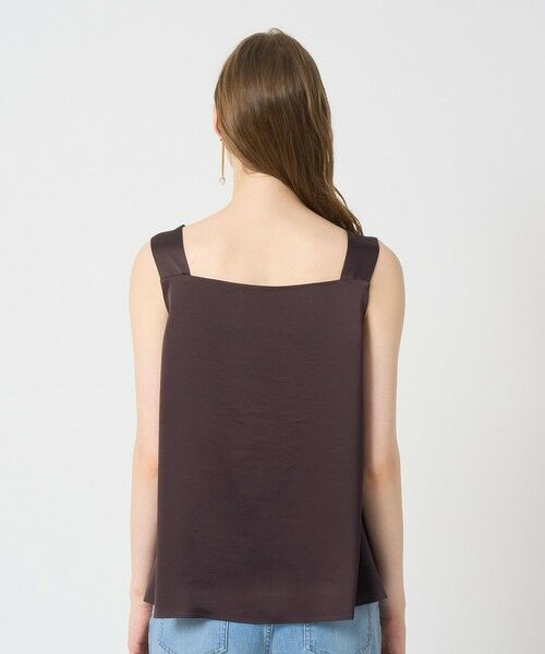 ANAYI / アナイ シャツ・ブラウス | サテンスクエアネック プルオーバー | 詳細10