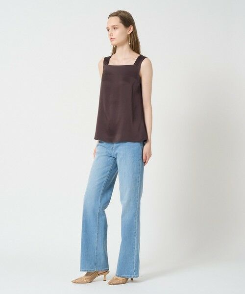 ANAYI / アナイ シャツ・ブラウス | サテンスクエアネック プルオーバー | 詳細12