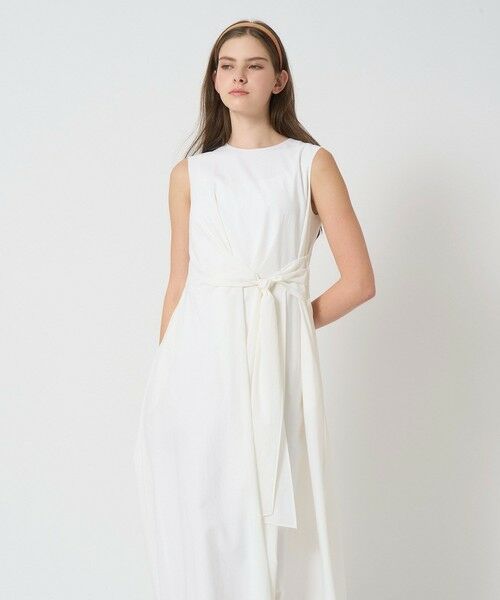 ANAYI / アナイ ロング・マキシ丈ワンピース | ストレッチナイロンフロントツイスト ワンピース | 詳細4