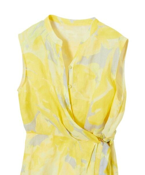 ANAYI / アナイ ロング・マキシ丈ワンピース | transparent プリント リネンワンピース | 詳細10