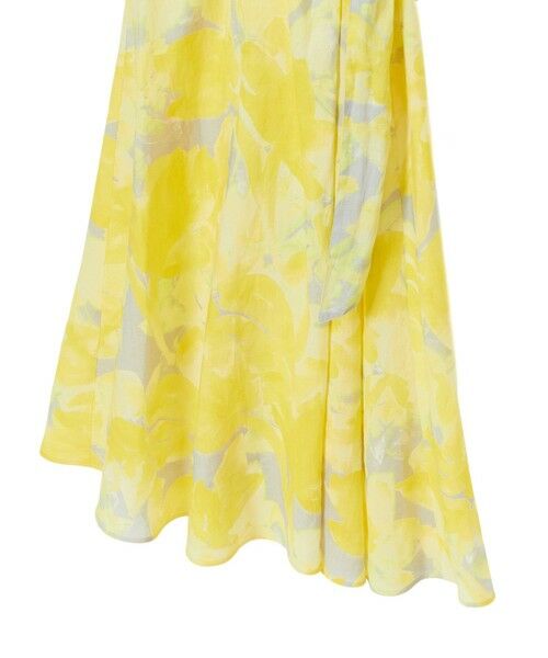 ANAYI / アナイ ロング・マキシ丈ワンピース | transparent プリント リネンワンピース | 詳細11