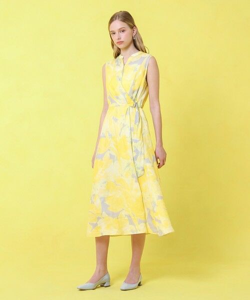 ANAYI / アナイ ロング・マキシ丈ワンピース | transparent プリント リネンワンピース | 詳細6