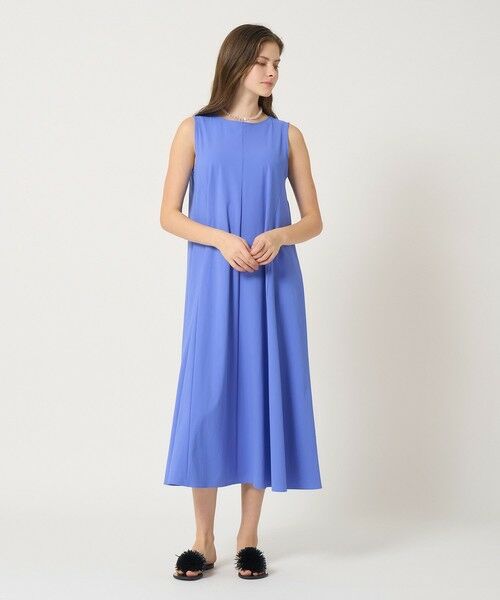 ANAYI / アナイ ロング・マキシ丈ワンピース | ナイロンジャージーフレア ワンピース | 詳細3