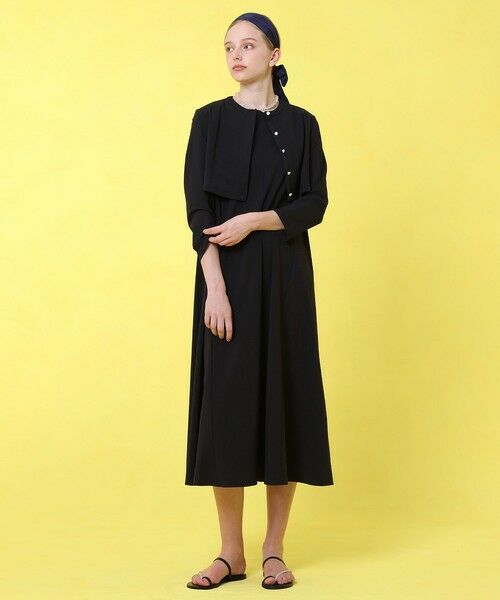 ANAYI / アナイ ロング・マキシ丈ワンピース | ナイロンジャージーフレア ワンピース | 詳細13