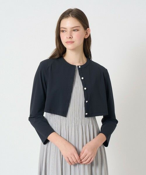 ANAYI / アナイ カーディガン・ボレロ | ナイロンジャージークロップド カーディガン | 詳細25