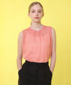 ANAYI / アナイ ニット・セーター | シアー天竺ギャザー プルオーバー