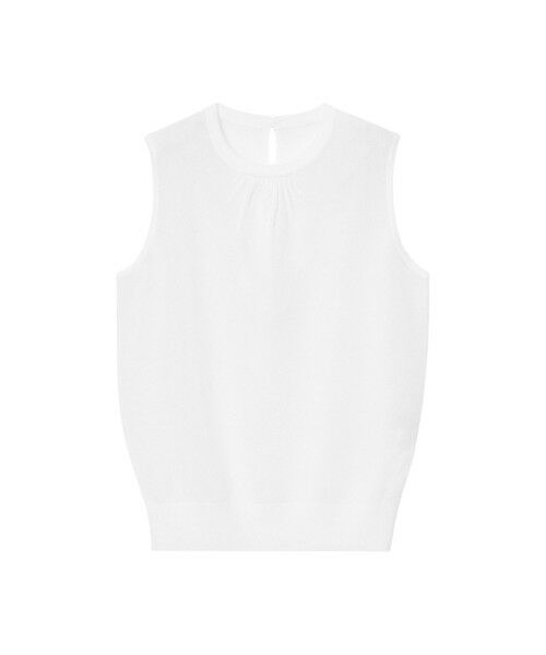 ANAYI / アナイ ニット・セーター | シアー天竺ギャザー プルオーバー | 詳細7