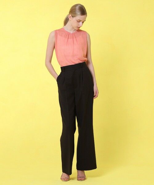 ANAYI / アナイ ニット・セーター | シアー天竺ギャザー プルオーバー | 詳細15